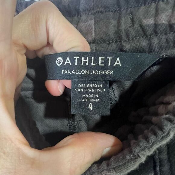 Athleta Farralon Jogger Pants Camouflage Green Taupe Brown - Picture 8 of 15